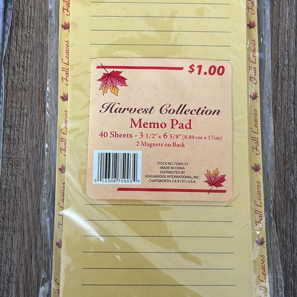 NWT set of 2 magnetic memo pads - Picture 4 of 5